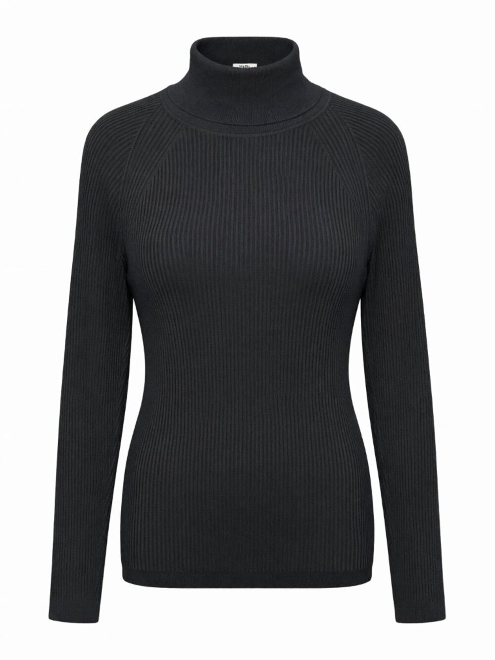 INC International Concepts Women's INC Black Mock Neck Ribbed Sweater XL